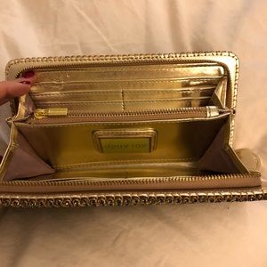 Deux lux rhinestone Wallet / clutch